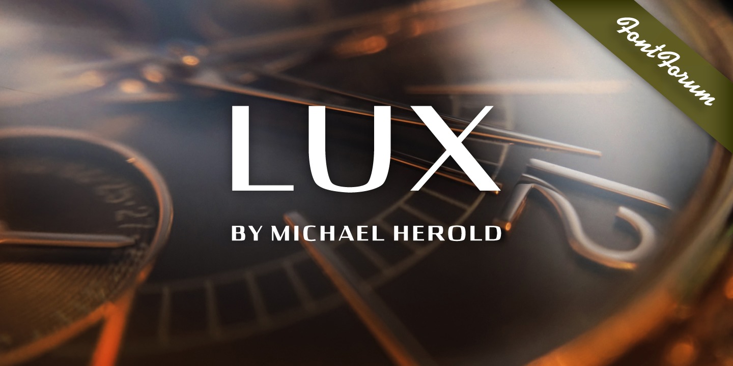 Lux Font preview